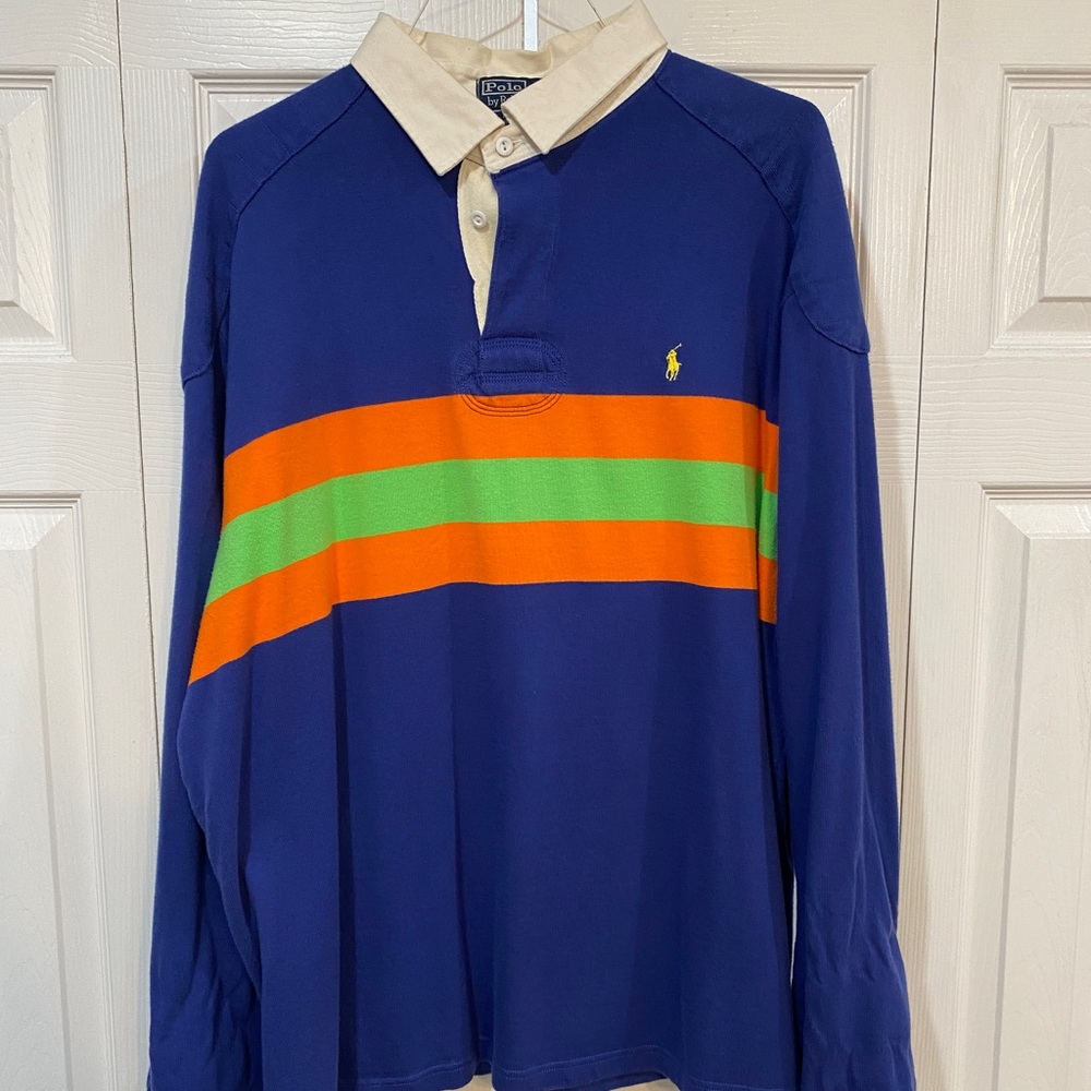 VTG Polo Ralph Lauren Rugby XXL padded shoulder  smoke & pet free home